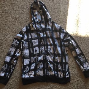 Large zip up